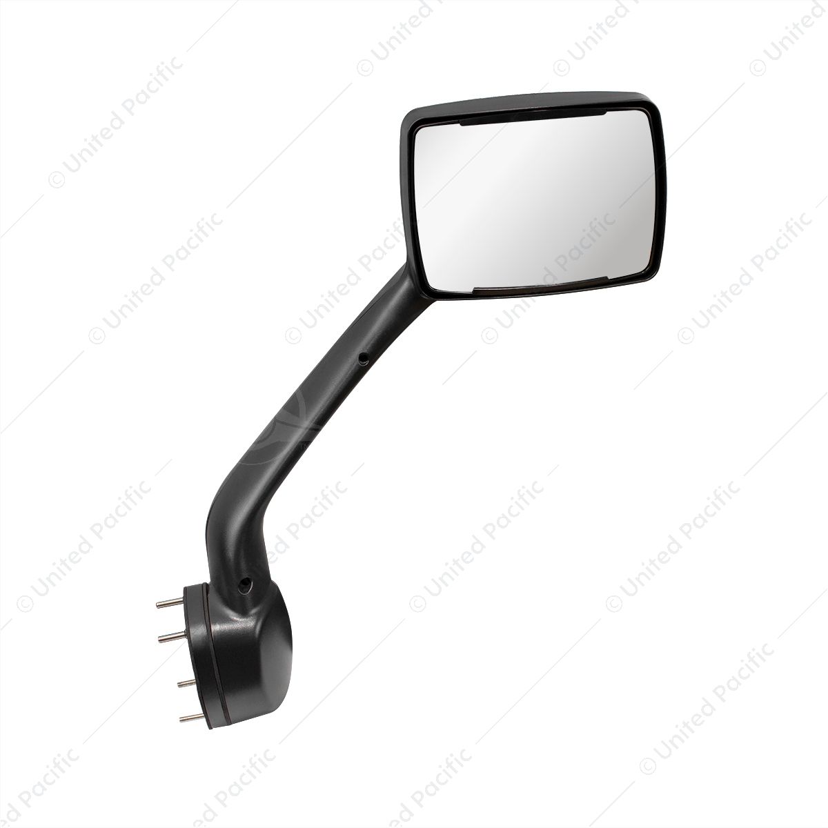 Chrome Hood Mirror Assembly W/ Sequential LED Turn Signal For 2013-2021 Kenworth T680 & Peterbilt 57