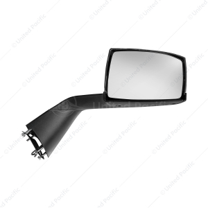 Chrome Hood Mirror Assembly With Sequential LED Turn Signal For 2018-2024 Volvo VNL
