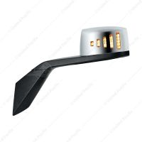 Hood Mirror Assembly W/LED Lights On Mirror Cover & Glass For 2018-2024 Volvo VNL - Driver