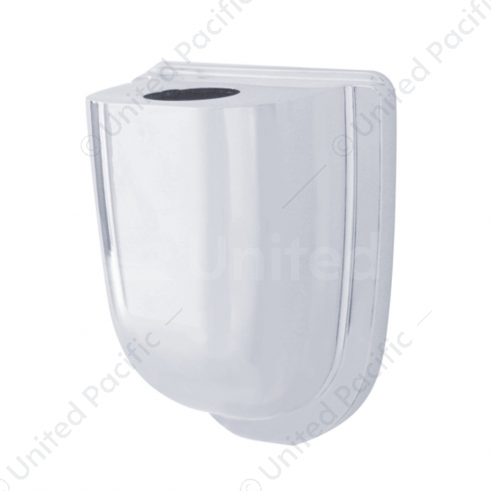 Chrome Plastic Cab Mounted Antenna Cover For PB 587 (2012-2021) And FL Cascadia (2011 & Older)