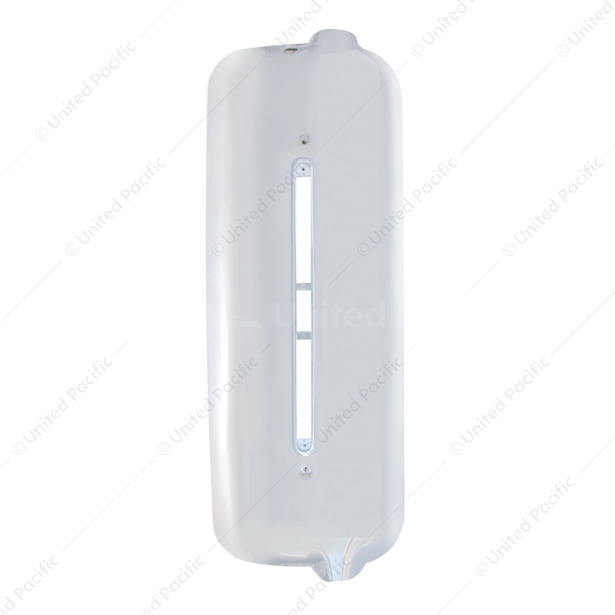 Chrome Plastic Mirror Cover With LED Cutout For 2005 & Older Freightliner Century - Passenger