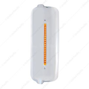Mirror Cover With 19 Amber LED 12" Reflector Light Bar For Pre-2005 FL Century