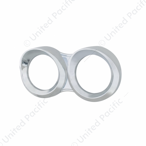 Small 2 Gauge Cluster Cover With Visor For 2008-2017 Freightliner Cascadia - Horizontal