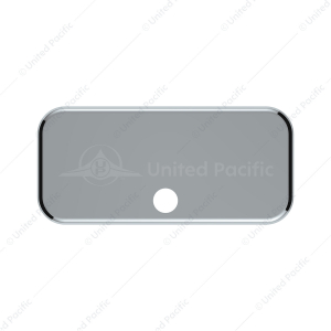 Chrome Plastic Upper Side Storage Door Cover For 2007-2018 Freightliner Cascadia