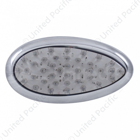 39 Amber LED Freightliner Cascadia Teardrop Signal Light - Clear Lens