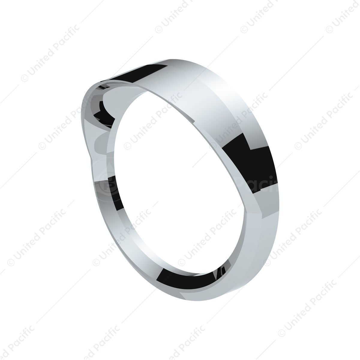 Chrome Plastic Speed/Tachometer Gauge Cover With Visor For 2008-2017 Freightliner Cascadia