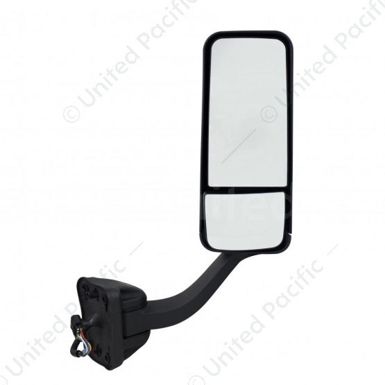 Black Mirror Assembly With Heated Mirror For 2008-2017 Freightliner Cascadia - Passenger