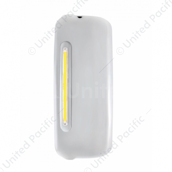 Mirror Cover With 24 Amber LED 12" GloLight For 2005+ Freightliner Century/Columbia- Driver -Clear L