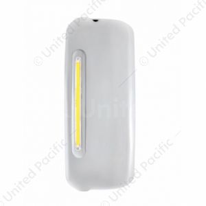 Mirror Cover With 24 Amber LED 12" GloLight For 2005+ Freightliner Century/Columbia- Driver -Clear L
