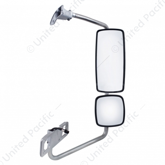 Chrome Mirror Assembly For 2001-2020 Freightliner Columbia - Passenger - Heated