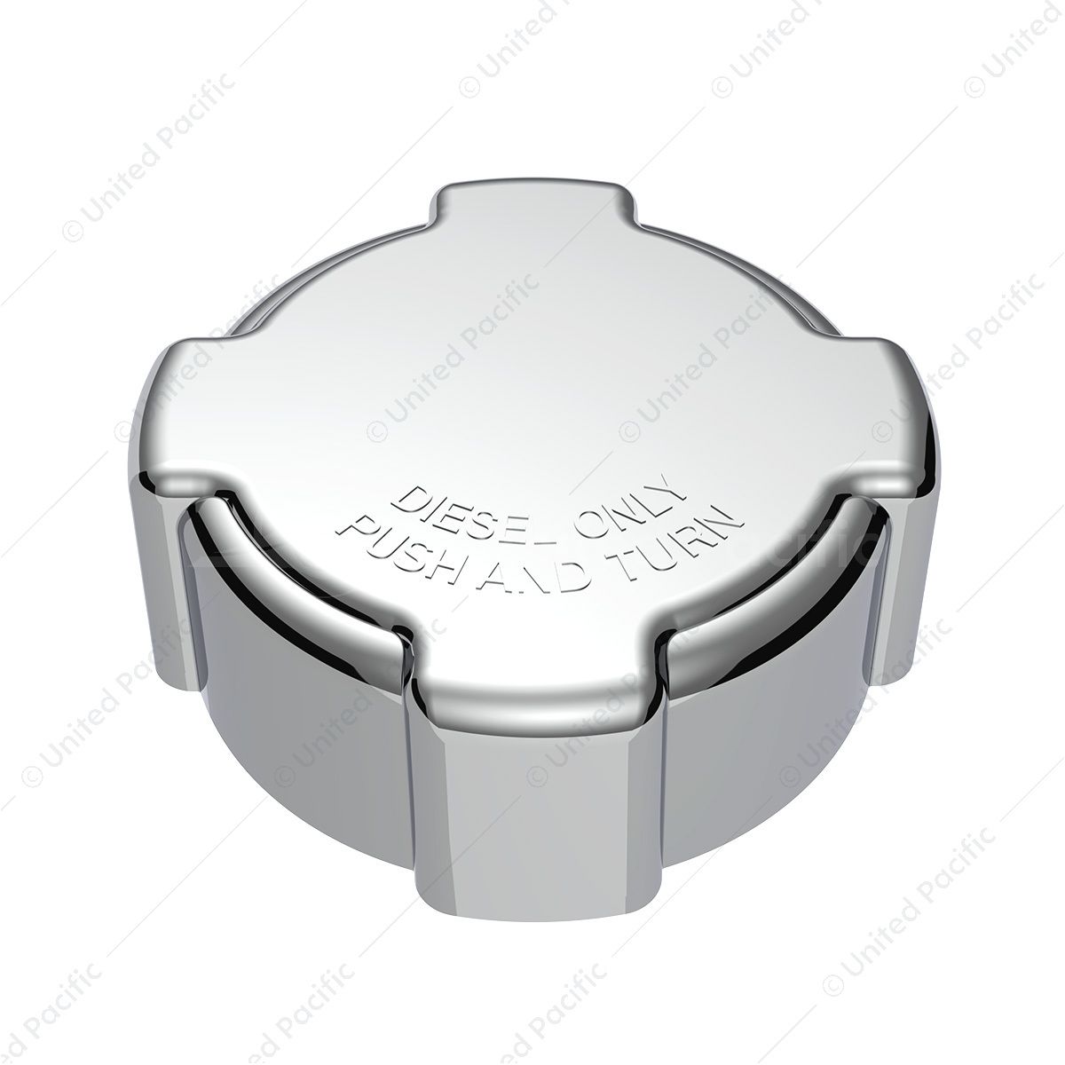 Chrome Plastic Fuel Cap Cover For Freightliner - Non-Locking