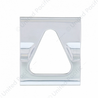 Chrome Plastic Hazard Switch Trim For 2008-2017 Freightliner Cascadia