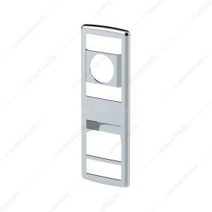 Chrome Door Switch Cover With Power Windows/Mirrors/Door Locks For 2018-2025 Freightliner Cascadia -