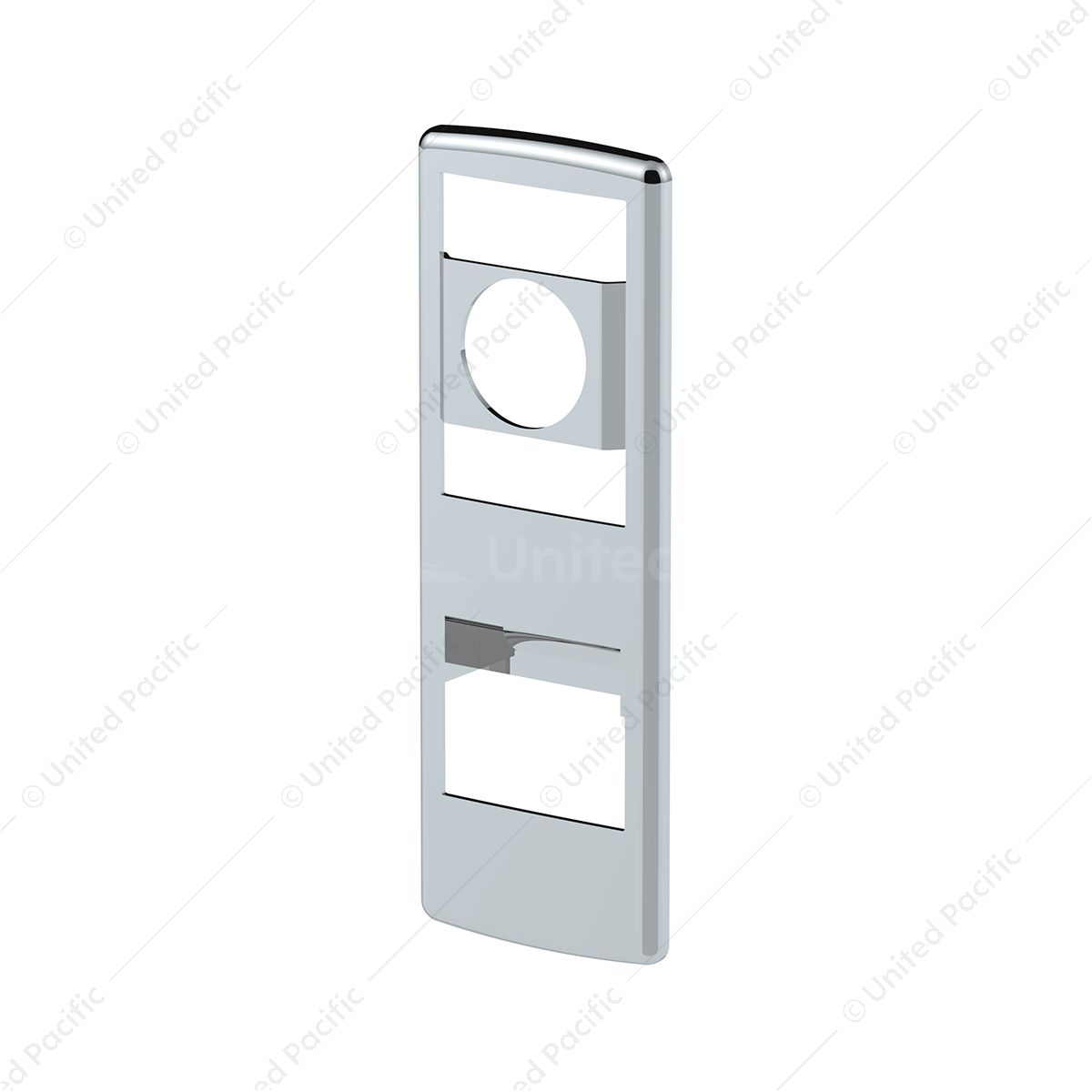 Chrome Door Switch Cover With Power Windows/Mirrors For 2018-2026 Freightliner Cascadia - Driver