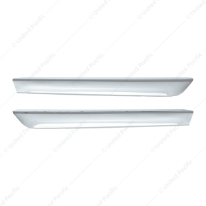 Chrome Plastic Door Grab Handle Covers For 2018-2025 Freightliner Cascadia (Pair)