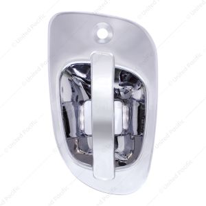 6 White LED Chrome Door Handle Cover for Freightliner - Passenger