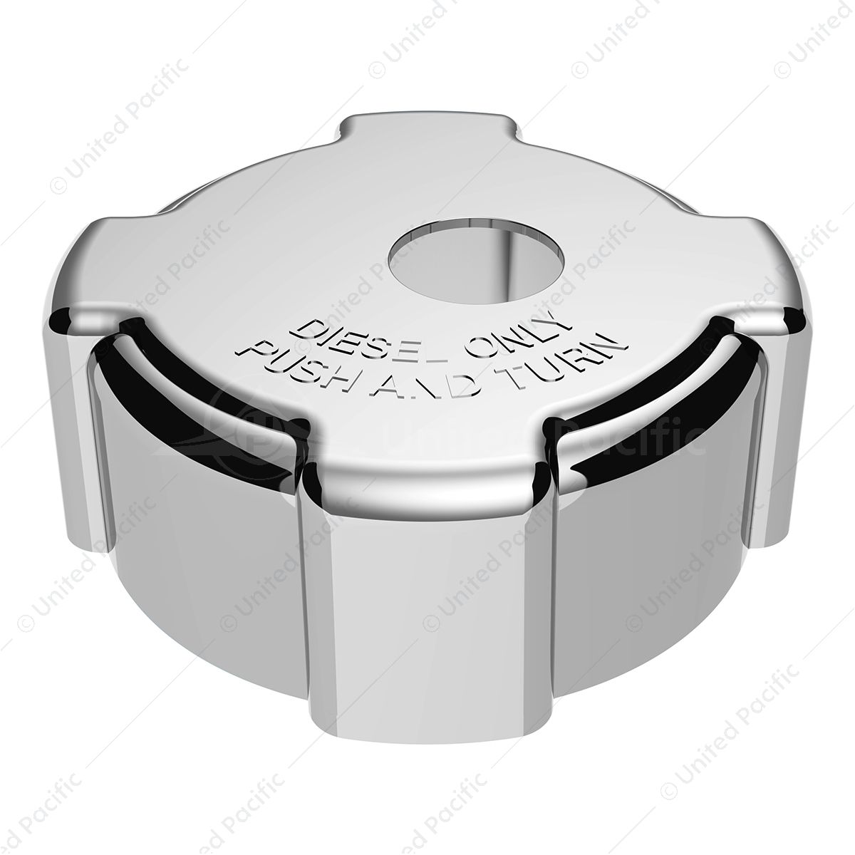 Chrome Plastic Fuel Cap Cover For Freightliner - Locking