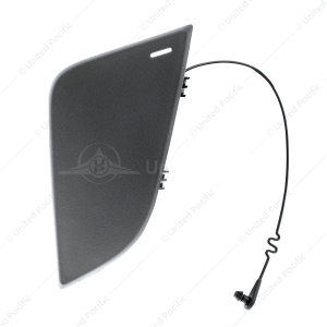 Black Tow Hook Access Covers For 2018-2024 Freightliner Cascadia