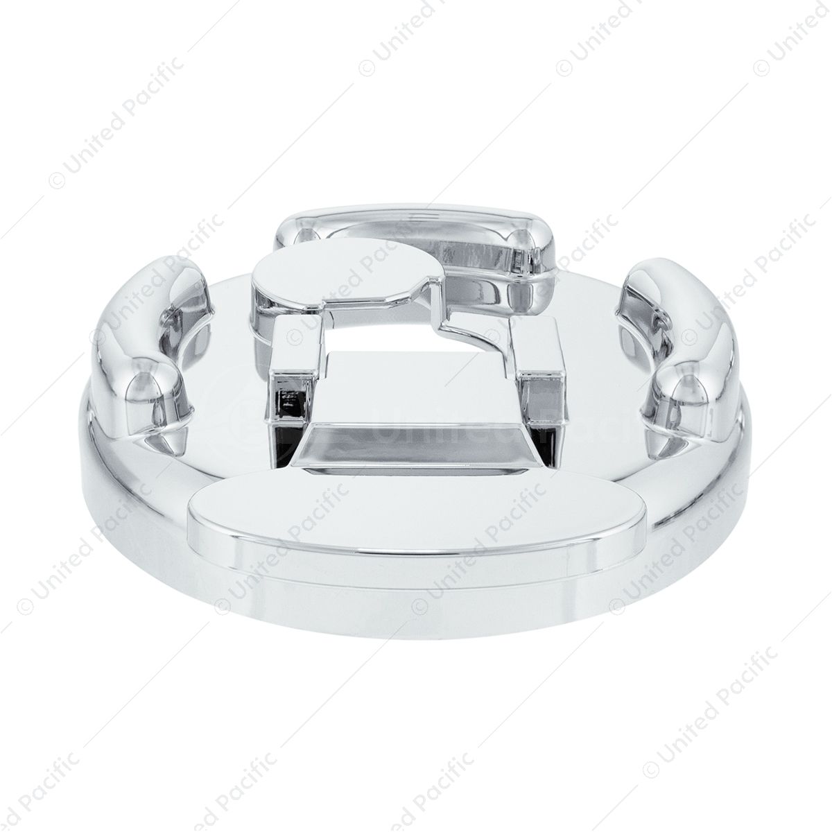 Chrome Plastic Fuel Cap Cover For Peterbilt - Locking