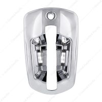 6 LED Chrome Door Handle Cover For 2018-2025 Freightliner Cascadia - Driver, White LED