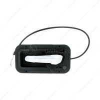 Chrome Interior Door Handle W/Cable & Base For Peterbilt 389 (2008-2023) And 386 (2006-2016) - Drive