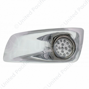 Fog Light Cover With 17 Amber LED Clear Style Reflector Light For 2007-2017 KW T660