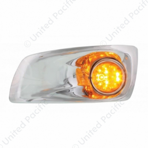Fog Light Cover With 17 Amber LED Hi/Lo Watermelon Light For 2007-2017 KW T660