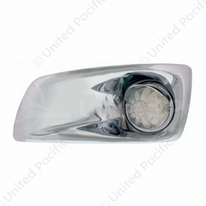 Fog Light Cover With Amber LED Hi/Lo Watermelon Light & Visor For 2007-2017 KW T660