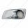 Fog Light Cover With Amber LED Hi/Lo Watermelon Light & Visor For 2007-17 KW T660- Driver -Clear Len