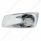 Fog Light Cover With 19 LED Watermelon Light & Visor For 2007-17 KW T660 (Driver) - Amber LED/ Clear