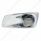 Fog Light Cover With 19 LED Beehive Light & Visor For 2007-17 KW T660 (Driver) - Amber LED/ Clear Le