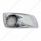 Fog Light Cover With 17 Amber LED Hi/Lo Watermelon Light & Visor For 2007-17 KW T660- Passenger -Cle