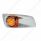 Fog Light Cover With 19 LED Watermelon Light For 2007-17 KW T660 (Passenger) - Amber LED/ Amber Lens