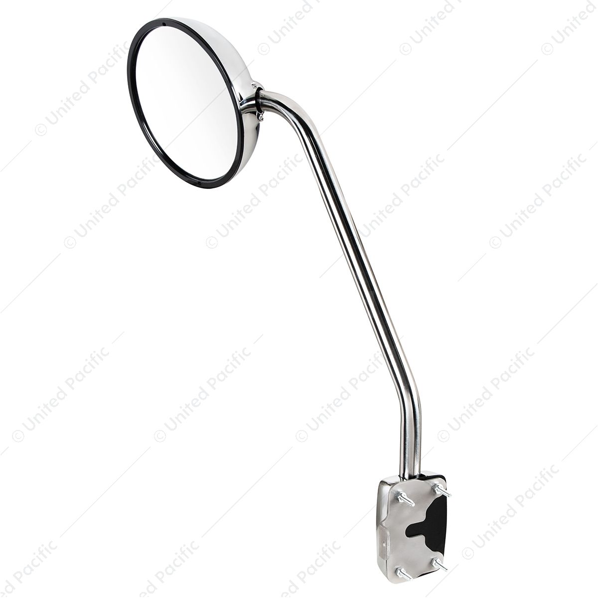 Chrome Hood Mirror For 2013-2021 Kenworth T680 - Driver