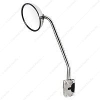 Chrome Hood Mirror For 2013-2021 Kenworth T680 - Driver