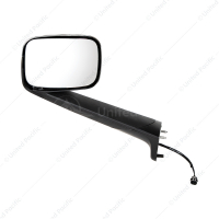 Chrome Hood Mirror With Heated Lens For 2018-2025 Freightliner Cascadia - Driver