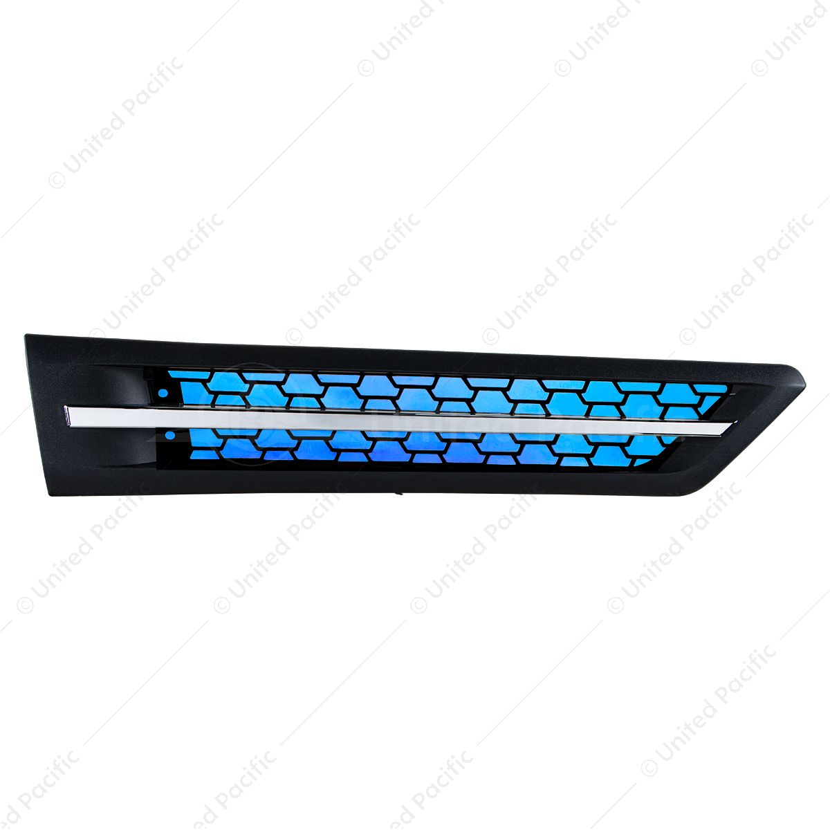 Hood Air Intake Grille With Blue LED For 2018-2024 Freightliner Cascadia 126 - Passenger