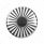 Aluminum Radial Style Fuel Cap Cover For Kenworth-Black Anodized