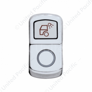 "Load Light" Chrome Rocker Switch Cover - Plain
