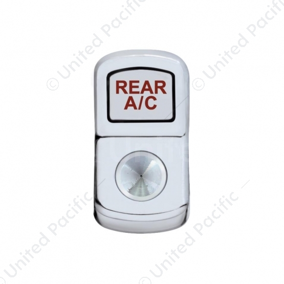 "Rear A/C" Rocker Switch Cover - Indented (Bulk)