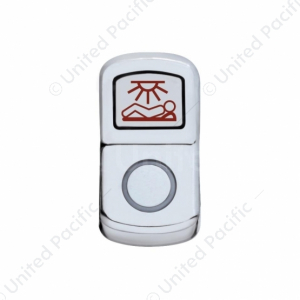"Sleeper Light" Chrome Rocker Switch Cover - Plain