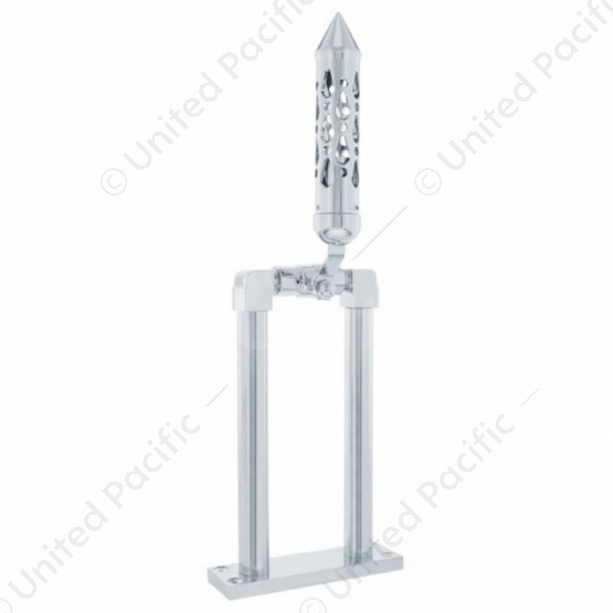 9" Chrome Air Horn Lever Set With "Brooklyn" Grip