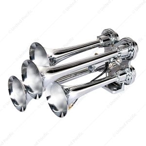 4 Trumpets Mini Chrome Train Horn - Competition Series
