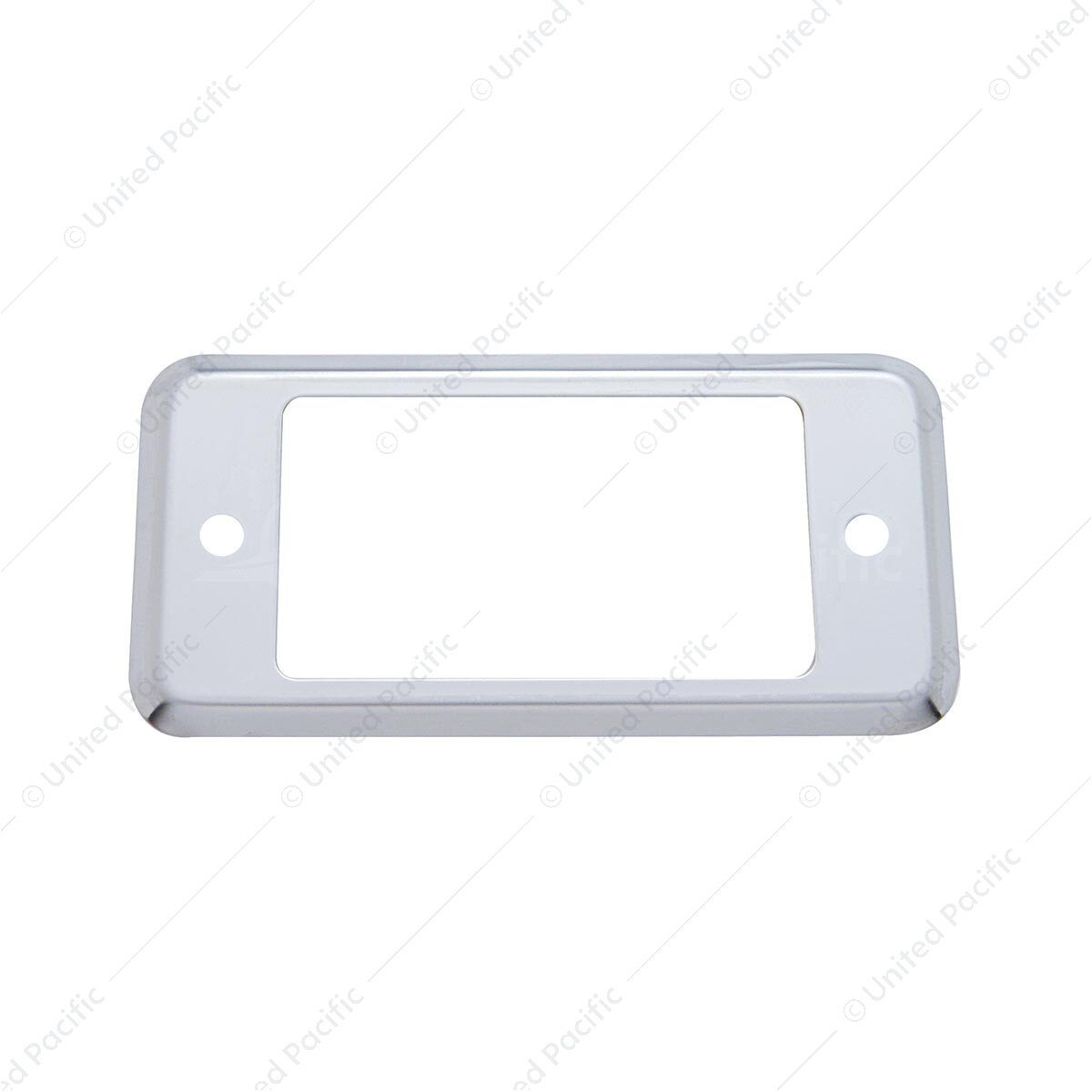 Plain Stainless "A" Panel Pocket Cover for Peterbilt