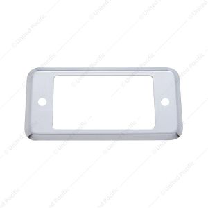 Plain Stainless "A" Panel Pocket Cover for Peterbilt