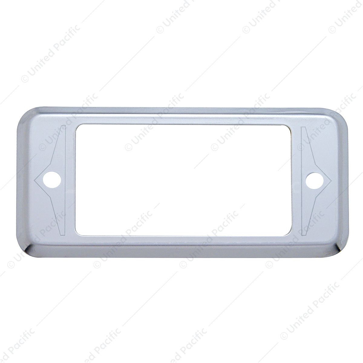 Etched Stainless "A" Panel Pocket Cover for Peterbilt