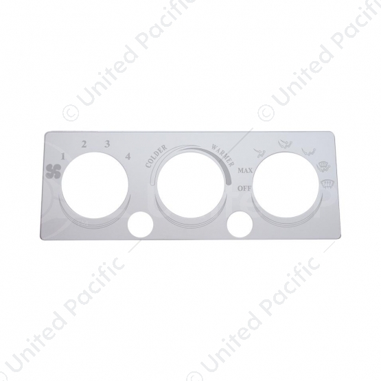 International A/C Heater Plate - 2 Button Openings