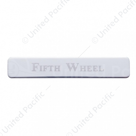 Kenworth Stainless Switch Guard Plaque - Fifth Wheel