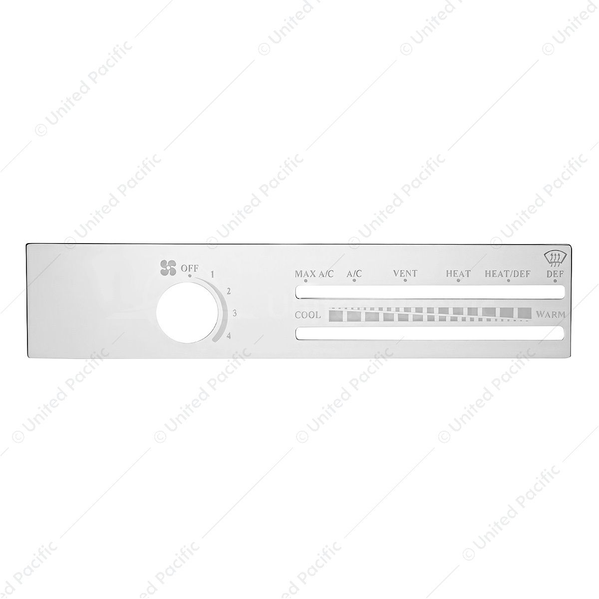 Freightliner Stainless A/C Control Plate