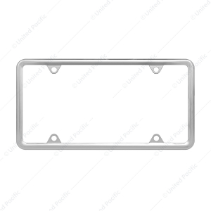 Slim License Plate Frame - Chrome